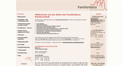 Desktop Screenshot of familienbuero-badbramstedt.de